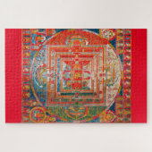 Mandala Cosmic Diagram voor Meditatie Legpuzzel (Horizontaal)