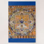 Mandala Cosmic Diagram voor Meditatie Legpuzzel (Verticaal)