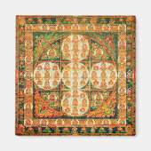 Mandala Cosmic Diagram voor Meditatie Magneet (Voorkant)