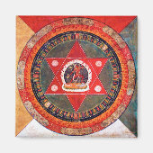 Mandala Cosmic Diagram voor Meditatie Magneet (Voorkant)