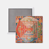 Mandala Cosmic Diagram voor Meditatie Magneet (Voorkant / Achterkant)