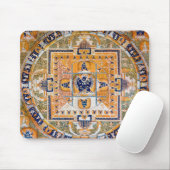 Mandala Cosmic Diagram voor Meditatie Muismat (Met muis)