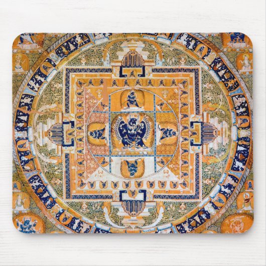 Mandala Cosmic Diagram voor Meditatie Muismat (Voorkant)