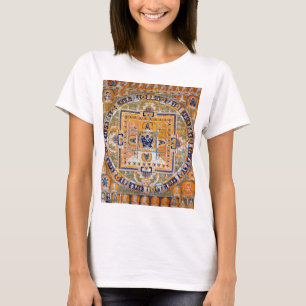 Mandala Cosmic Diagram voor Meditatie T-shirt