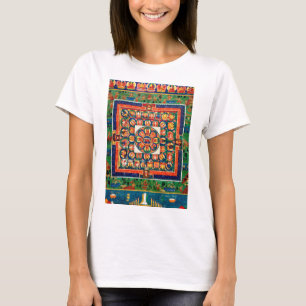 Mandala Cosmic Diagram voor Meditatie T-shirt