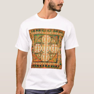 Mandala Cosmic Diagram voor Meditatie T-shirt