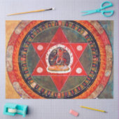 Mandala Cosmic Diagram voor Meditatie Tissuepapier (Craft)
