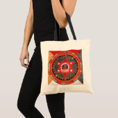 Mandala Cosmic Diagram voor Meditatie Tote Bag (Voorkant (product))