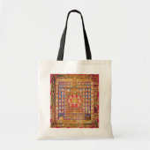 Mandala Cosmic Diagram voor Meditatie Tote Bag (Voorkant)