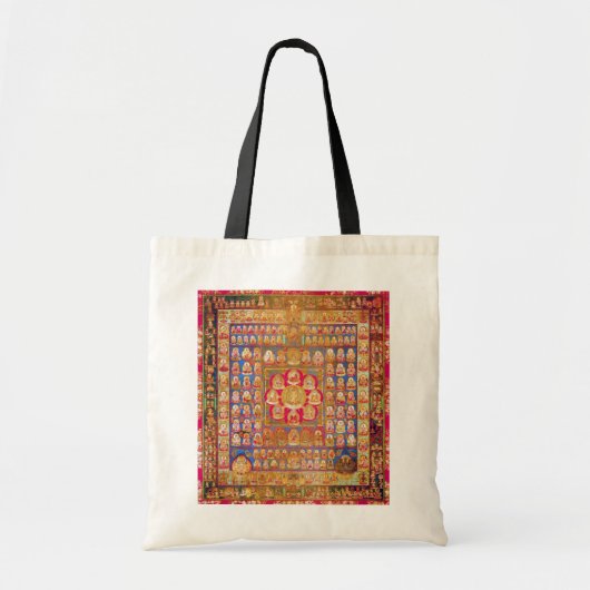 Mandala Cosmic Diagram voor Meditatie Tote Bag (Voorkant)