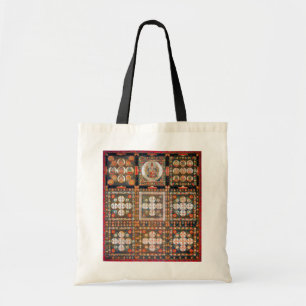 Mandala Cosmic Diagram voor Meditatie Tote Bag