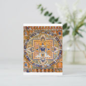 Mandala Cosmic Diagram voor Meditation Briefkaart (Staand voorkant)