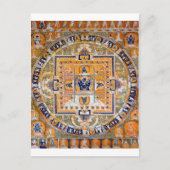 Mandala Cosmic Diagram voor Meditation Briefkaart (Voorkant)