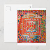 Mandala Cosmic Diagram voor Meditation Briefkaart (Voorkant / Achterkant)