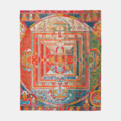 Mandala Cosmic Diagram voor Meditation Fleece Deken (Voorkant)