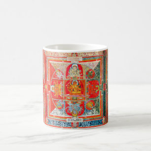 Mandala Cosmic Diagram voor Meditation Koffiemok