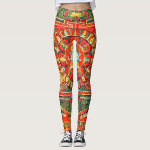 Mandala Cosmic Diagram voor Meditation Leggings