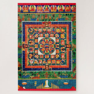 Mandala Cosmic Diagram voor Meditation Legpuzzel