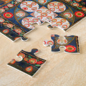 Mandala Cosmic Diagram voor Meditation Legpuzzel (Zijkant)