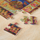 Mandala Cosmic Diagram voor Meditation Legpuzzel (Zijkant)