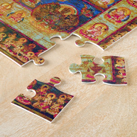 Mandala Cosmic Diagram voor Meditation Legpuzzel (Zijkant)