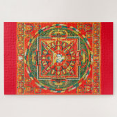 Mandala Cosmic Diagram voor Meditation Legpuzzel (Horizontaal)