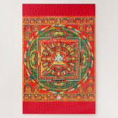 Mandala Cosmic Diagram voor Meditation Legpuzzel (Verticaal)