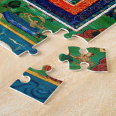 Mandala Cosmic Diagram voor Meditation Legpuzzel (Zijkant)