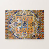 Mandala Cosmic Diagram voor Meditation Legpuzzel (Horizontaal)