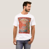 Mandala Cosmic Diagram voor Meditation T-shirt (Voorkant volledig)
