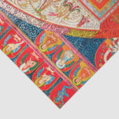 Mandala Cosmic Diagram voor Meditation Tissuepapier (Detail)
