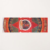 Mandala Cosmic Diagram voor Meditation Yogamat (Voorkant (horizontaal))