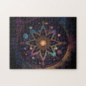 Mandala Cosmic Visionary Art Jigzaag Puzzle Legpuzzel (Horizontaal)