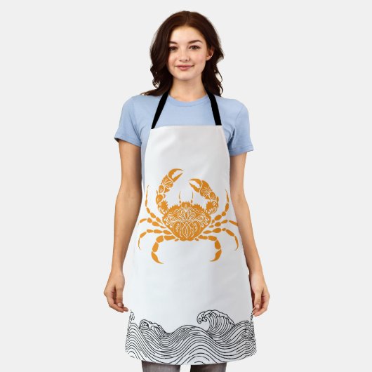 Mandala Crab Schort (Gedragen)