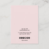 Mandala craft paper Earning display card Visitekaartje (Achterkant)