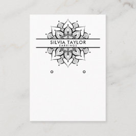 Mandala craft paper Earning display card Visitekaartje