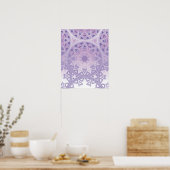 Mandala Creation, alle punten voor 10 Poster (Keuken)