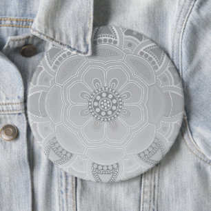 Mandala Creation, alle punten voor één 3 Ronde Button 6,0 Cm