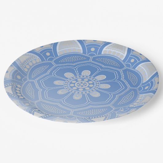 Mandala Creation, alle punten voor één 4 Papieren Bordje (Gekanteld)