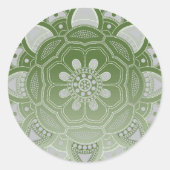 Mandala Creation, alle punten voor één 5 Ronde Sticker (Voorkant)