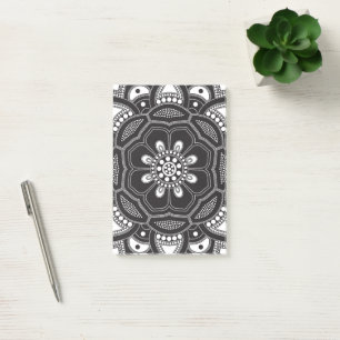 Mandala Creation, alle punten voor één 9 Post-it® Notes