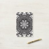 Mandala Creation, alle punten voor één 9 Post-it® Notes (Op bureau)