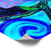 Mandala Cross van Amelia Carrie Poster (Hoek)