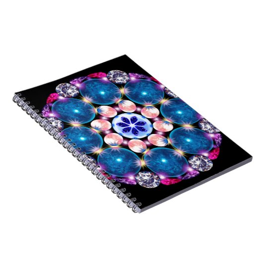 Mandala Crystal Earth Notitieboek (Rechterzijde)