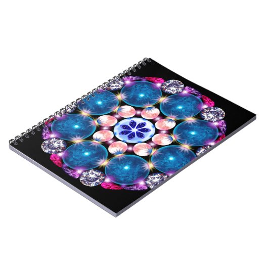 Mandala Crystal Earth Notitieboek (Linkerzijde)