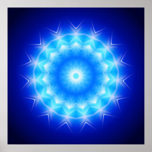 Mandala Crystalline Light 1 Poster (Voorkant)
