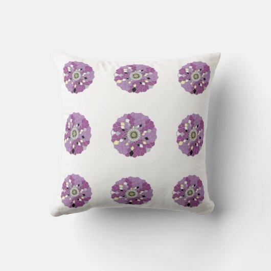 Mandala Cushion for the living space Kussen (Achterkant)