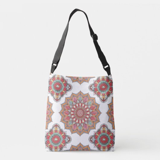 Mandala da Harmonia (Calmante e Tranquilizante) Crossbody Tas (Achterkant)