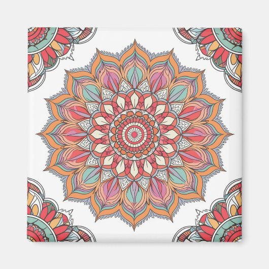 Mandala da Harmonia (Calmante e Tranquilizante) Magneet (Voorkant)