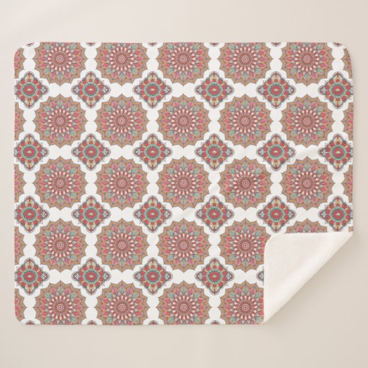 Mandala da Harmonia (Calmante e Tranquilizante) Sherpa Deken (Voorkant (horizontaal))